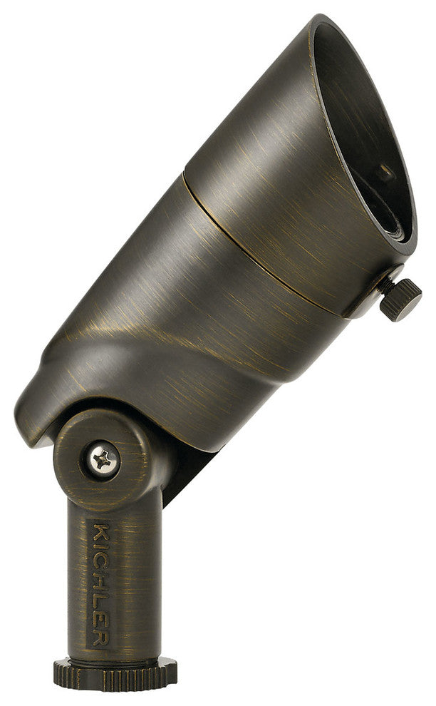 Landscape Accent Light, Small, 2700K, 60 Degrees, Wide Flood, Centennial Brass