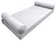 Style5 Twin-XL Pipe Trim Bolster Pillow Cushion Outdoor Slip Cover ONLY AD105