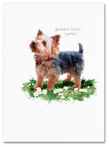 The Macneil Studio 'Yorkshire Terrier' Canvas Art, 24"x18"