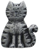 Cat Cabinet Knob, Antique Brass, Pewter