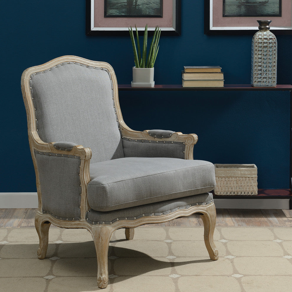 Regal Accent Chair, Slate