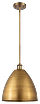 Ballston Dome Pendant, Brushed Brass