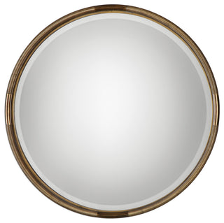 Uttermost Finnick Iron Coil Round Mirror