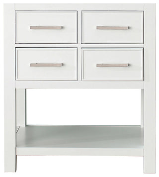 Avanity Brooks 30" Vanity Only, White Finish