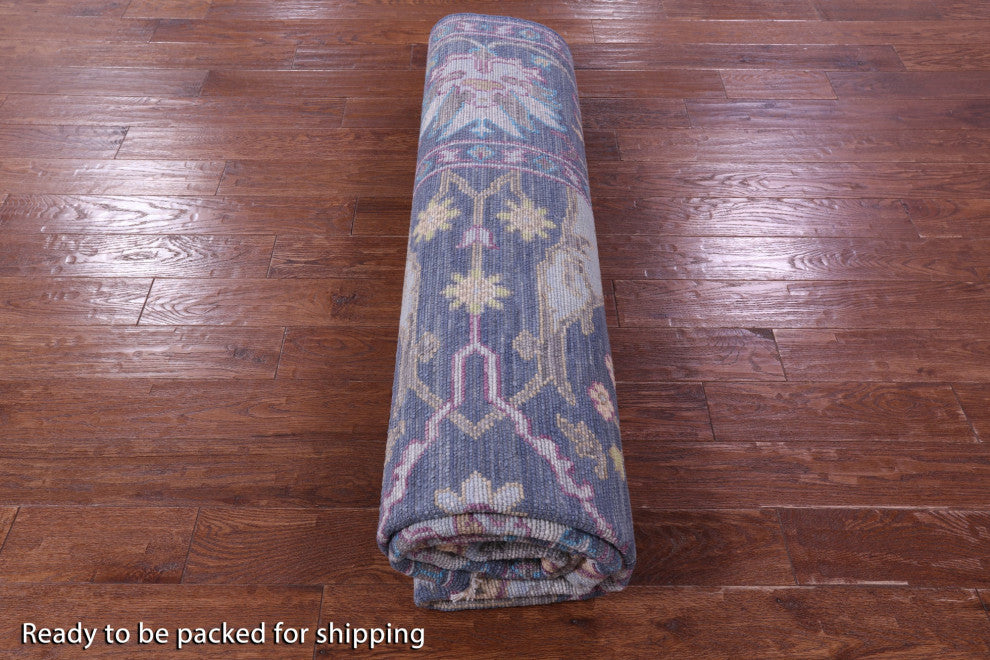 Handmade Turkish Oushak Wool Rug 8' 2" X 10' 2" - Q15857