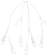 Elsa 8-Light Chandelier Textured White