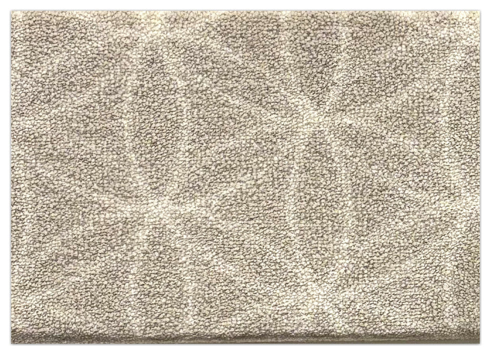 EYELET Soft Tactesse Nylon Area Rug with Anti-Stain Protection, Angora, Xl: 10'x12'