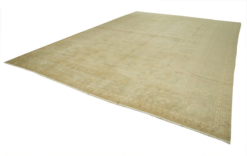 Rug N Carpet - Handwoven Oriental 12' 8" x 17' 9" Oversize Oushak Area Rug