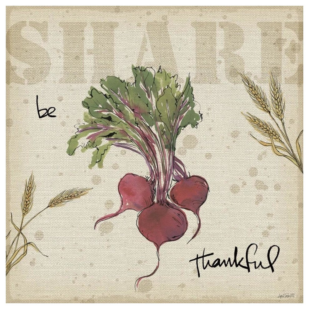 "Farmers Feast Harvest IV" Digital Paper Print by Anne Tavoletti, 38"x38"