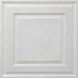 Pearl White 3D Ceiling Panels, 2'x2', 40 Sq Ft, Pack of 10