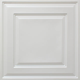 Pearl White 3D Ceiling Panels, 2'x2', 40 Sq Ft, Pack of 10