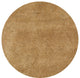 KAS Bliss 1567 Gold Shag Area Rug, 6' Round
