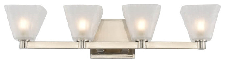 Kalco Lighting Weston 4 Light LED Bath Lighting in Glazed Nickel