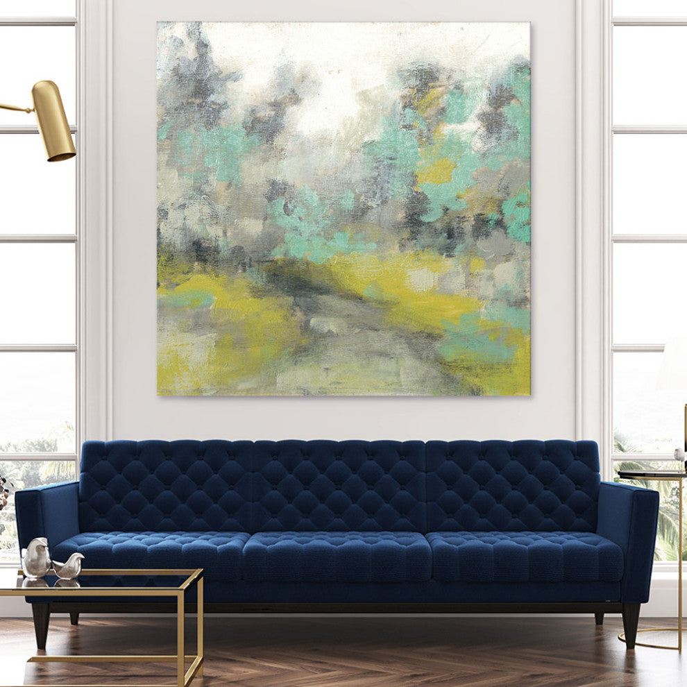 "Pastel Walk II" Fine Art Giant Canvas Print, 72"x72"
