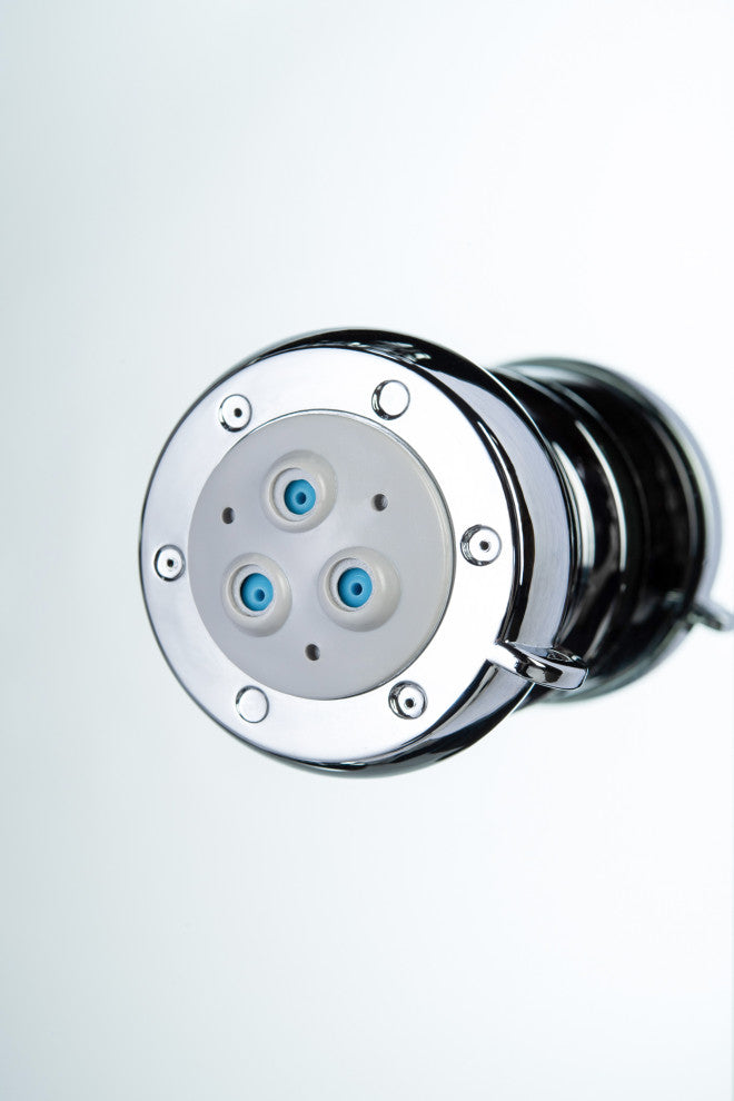 Blue Ocean 52" Aluminum SPA392M Shower Panel Tower with Rainfall Shower Head