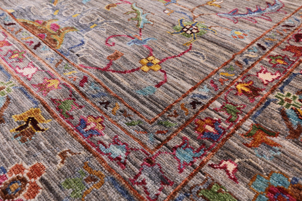 6' 8" X 10' 0" Persian Tabriz Handmade Rug Q5731