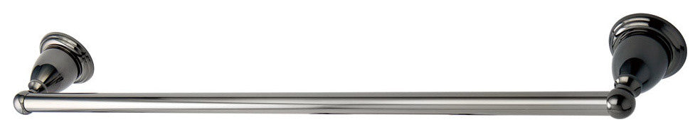 Black Nickel BA1751BK Water Onyx 24 inch Towel Bar, Black Nickel BA1751BK