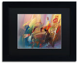 'Garden' Matted Framed Canvas Art by Ricardo Tapia