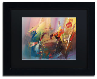 'Garden' Matted Framed Canvas Art by Ricardo Tapia