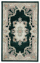 New Aubusson, Black, 4'x6'