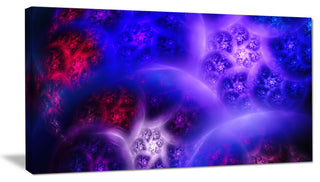 Bright Blue Magic Stormy Sky, Abstract Canvas Art Print, 40x20