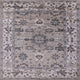 Ahgly Company Indoor Square Mid-Century Modern Area Rugs, 4' Square