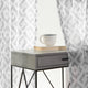 Faux Linen Geo Lattice Curtains, Gray, 52"x84"
