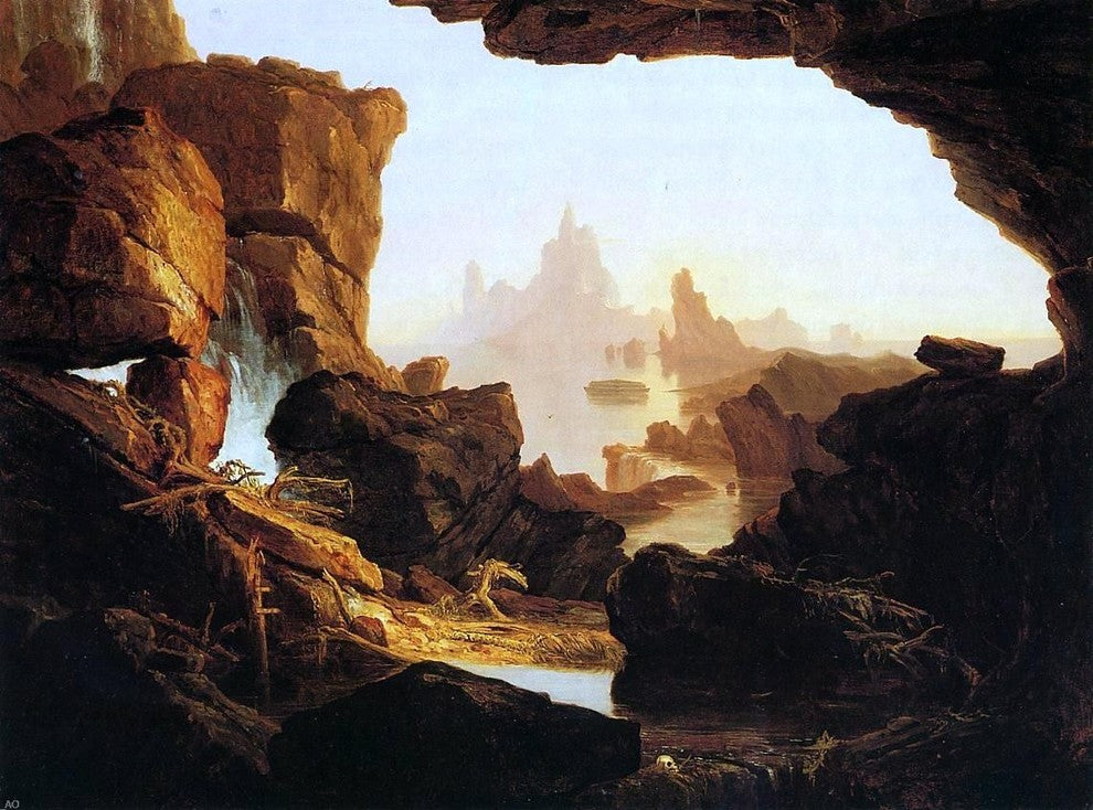 Thomas Cole The Subsiding Waters of the Deluge Wall Decal