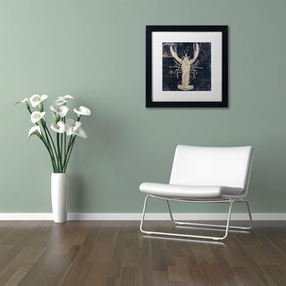 Color Bakery 'Maritime Blues II', Black Frame, White Mat, 11x11