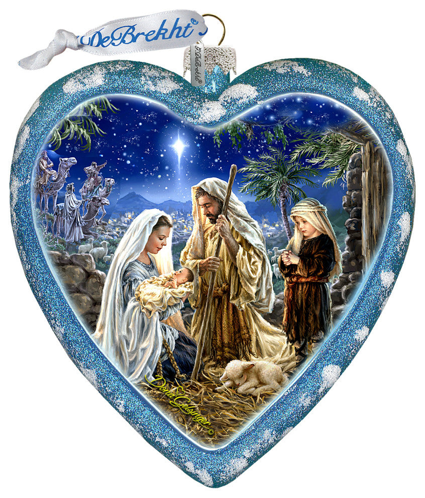 Holy Family Glass Ornament Limited Edition