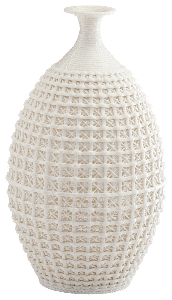 Diana Vase|Matte White-LG by Cyan