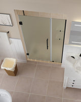 Belmore GS 47.25"-48.25"x72" Frameless Hinged Shower Door