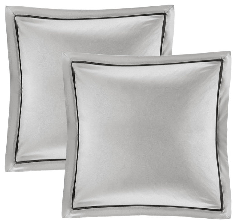 Madison Park Essentials Joella 24 Piece Room, a Bag, Grey