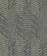 Geometric Textured Wallpaper Featuring Stripes With Slanted Lines, 30801