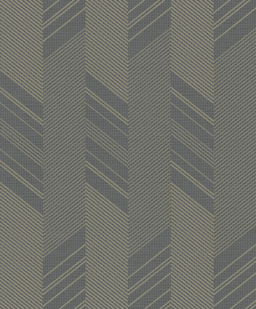 Geometric Textured Wallpaper Featuring Stripes With Slanted Lines, 30801