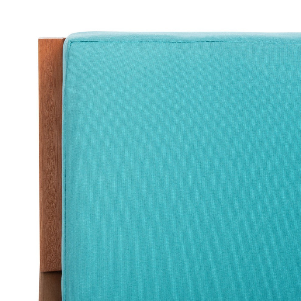 Safavieh Outdoor Vernon Rocking Chair Natural/Aqua