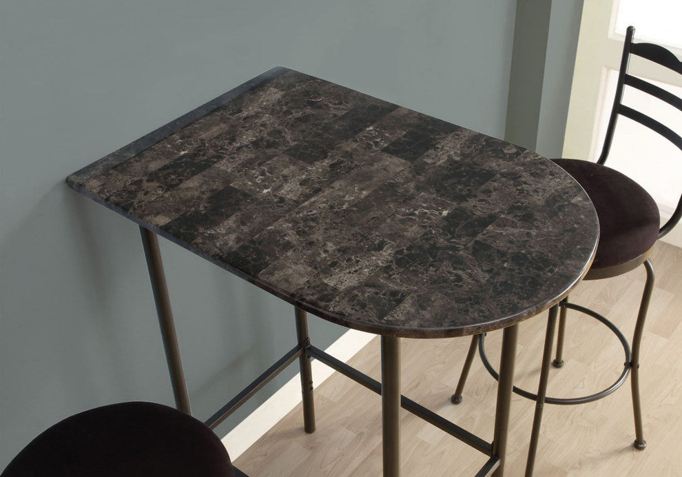 HomeRoots 23.75" x 35.5" x 41" Grey Mdf Metal Accent Table