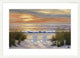 "Paradise Sunset" Framed Digital Print by Diane Romanello, 39x29"