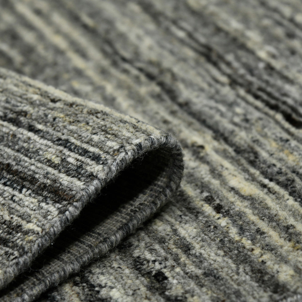 Heaven Lumia Area Rug, Gray, 8' x 10', Striped