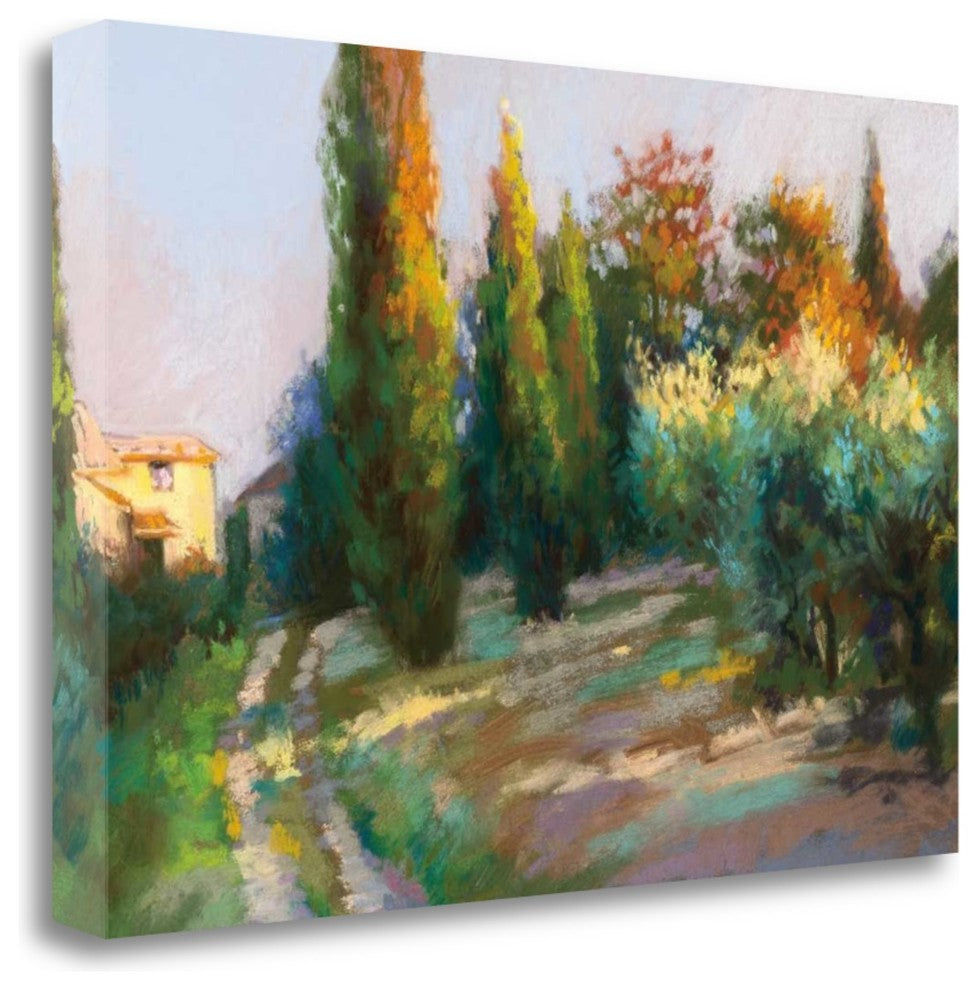 "To The VIlla" By Christine Debrosky, Giclee Print on Gallery Wrap Canvas