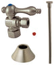 Kingston Brass Plumbing Toilet Trim Kit, Brushed Nickel