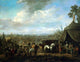 Johannes Lingelbach Flemish Town Sieged by the Spanish Soldiers Wrapped Canvas