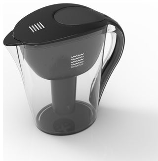 Drinkpod Ultra Premium Alkaline Water Filter Pitcher, 3.5L, Black