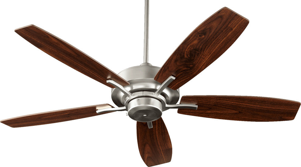 Soho 52" 5-Blade Ceiling Fan, Satin Nickel