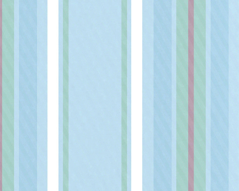 Multi-Stripe, Stripe Print Hand Towel, Light Blue