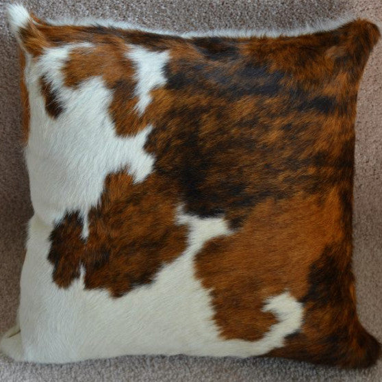 Pergamino Tricolor Cowhide Pillow Covers, Single Sided