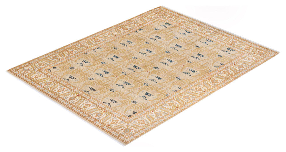 Mogul, One-of-a-Kind Hand-Knotted Area Rug Ivory, 8' 2" x 10' 5"