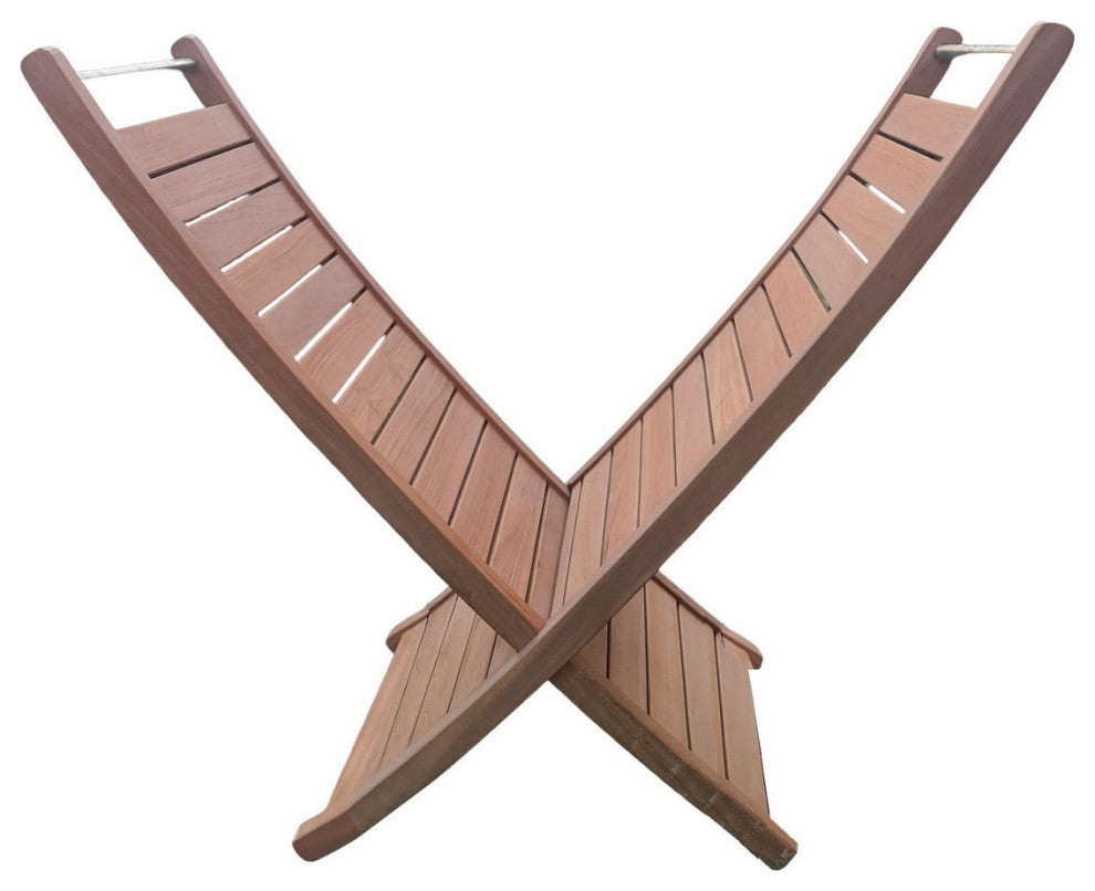 Teak Towel Holder / Rack Spa Bathroom Pool - Large