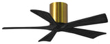 Matthews Fan, Irene-5H Ceiling Fan, Brushed Brass, 42", Matte Black