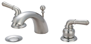 Accent Two Handle Widespread Bathroom Faucet, Pvd Brushed Nickel